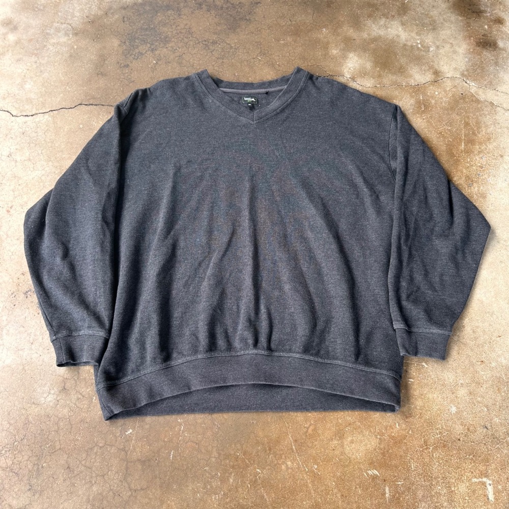 Bolle Golf Pullover Mens XXL Gray Excellent V-Neck Long Sleeve Sweatshirt